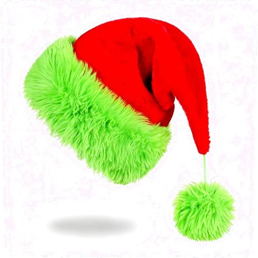 Drewev Santa Hat for Adult Christmas Hats Unisex Holiday Red Velvet Double Layer Comfort Xmas Hat for New Year Festive Party