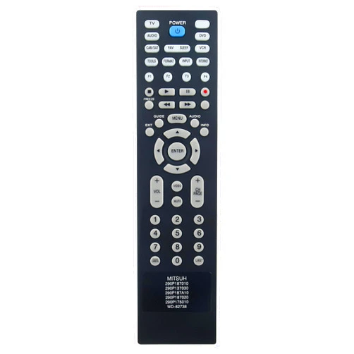AULCMEET Replacement 290P187A10 290P187A30 290P187010 290P137030 290P187020 290P175010 Remote Control Compatible with Mitsubishi TV Home Cinema Televisions 290P175B10 290P175C10 290P187040 WD-82738 WD-65837