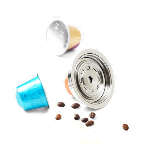 BENFUCHEN Reusable Coffee Pods Adapter Compatible with Delonghi ENV135, VertuoLine GCA1, BENFUCHEN Stainless Steel Converter Holder For VertuoMachine, Brewing NES OL Coffee Flavor (Brewing 150 ML/5 oz)