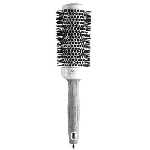 Olivia Garden Ceramic + Ion Round Thermal Hair Brush - Not Electrical - Professional Blowout Brush for Normal to Thick Hair