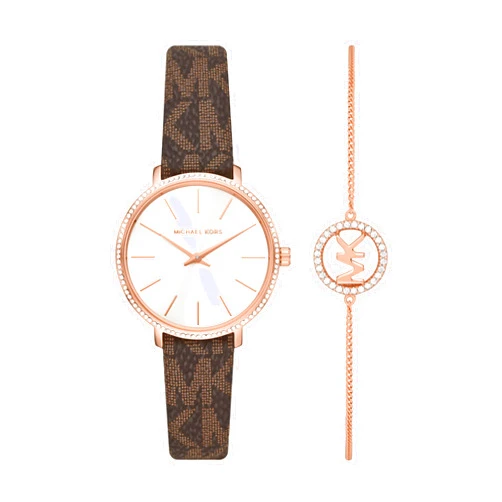 Michael Kors Pyper Mini Women's Watch, Stainless Steel Watch for Women with Steel, Leather, or Silicone Band
