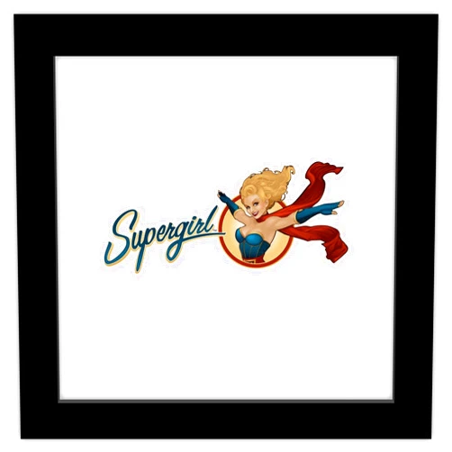 Trends International Gallery Pops DC Comics Bombshells - Supergirl - Pinup Badge Wall Art Wall Poster, 12