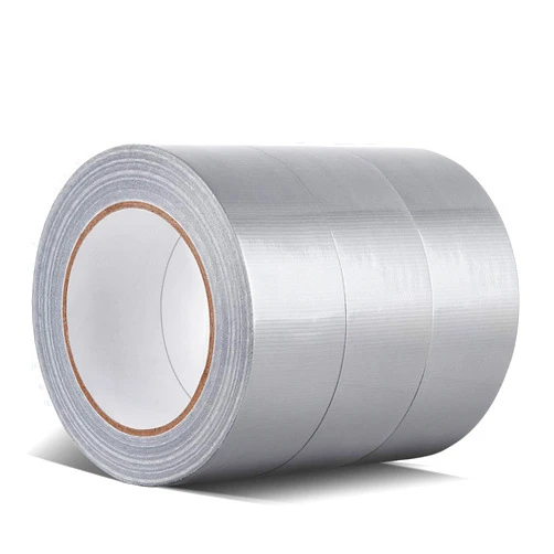 TIANBO FIRST Duct Tape, Silver Grey Duct Tape Bulk for Indoor Outdoor, 1.88 Inches Width x 35 Yard Length (3 Rolls per Pack)