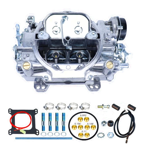 VergasRetor 4 Barrel 1406 Carburetor for 1406 Performer 600 CFM AFB-style Square Bore for 289 350 351 Silverado Corvette Mustang Mercury GMC Pickup Truck Carburetor with Electric Choke
