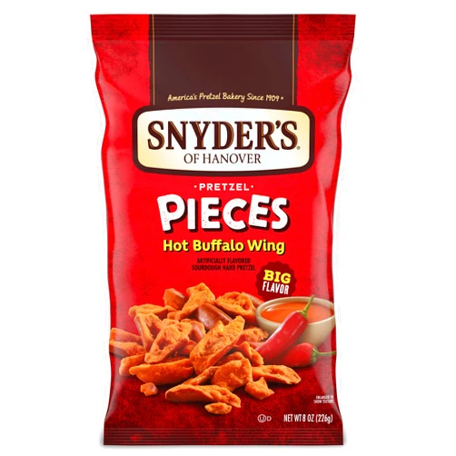 Snyder's of Hanover Pretzel Pieces, Hot Buffalo Wing, 8 Oz