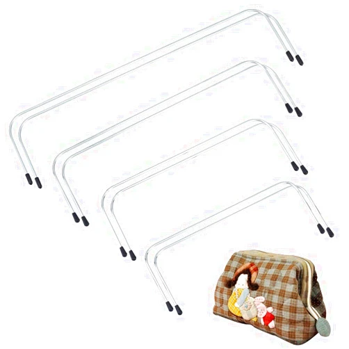 PH PandaHall 8pcs 4 Size Iron Internal Wire Frame Bags Tubular Frame with Caps Metal Internal Purse Frame for Bag Purse DIY Making Retreat Bag Backpack Handbag Making, 17.8-30cm/7.0-11.8inch