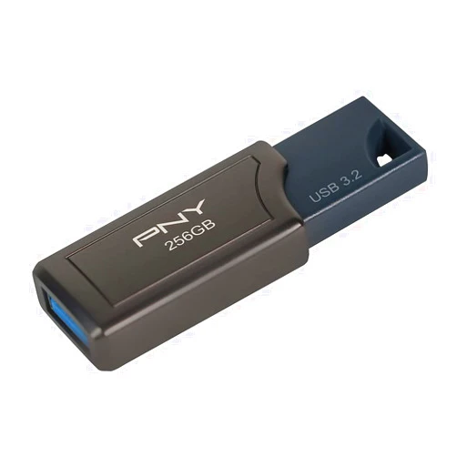 PNY 256GB PRO Elite V2 USB 3.2 Gen 2 Flash Drive – 600MB/s, Gunmetal