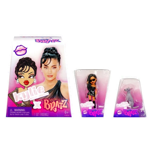 MGA's Miniverse BRATZ x Kylie Jenner Series 1 Collectible Figures, 2 Minis in Each Pack, Blind Packaging Doubles as Display