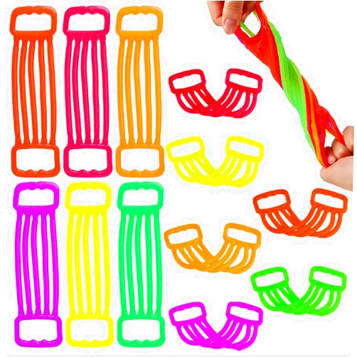 JYXT 12 Pack Stretchy Strings Fidget Toys, Stretchy Fidget Sensory Toys Stress Relief Anxiety Calming Toys for Autistic Kids Boys Adults Classroom Prize Treasure Box Birthday Christmas Party Favors Gifts