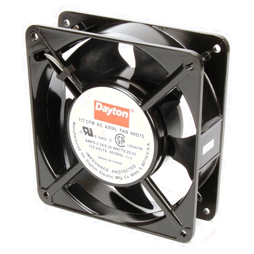 Dayton Square Axial Fan, 4-11/16