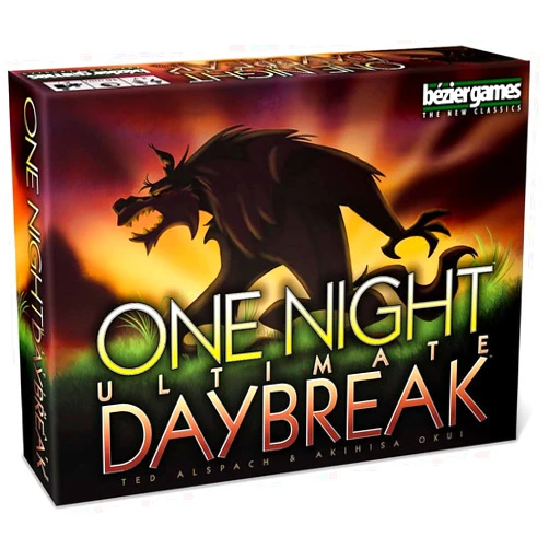 Bezier Games One Night Ultimate Daybreak, Great Family Game, Fast and Fun Game, Hidden Roles & Bluffing, Ultimate Party Game