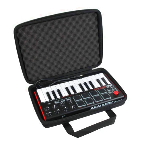 Hermitshell Hard Travel Case for Akai Professional MPK Mini MKII 25-Key Portable USB MIDI Keyboard (Black)