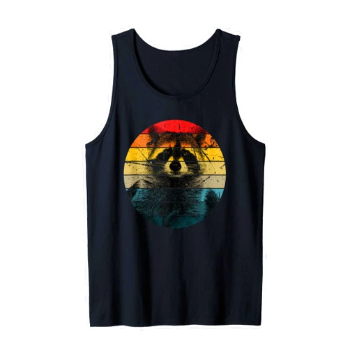 Waschbär Tshirt Kinder Damen Herren Kostüm Raccoon Gift for Mapache Marten Raccoon Tank Top