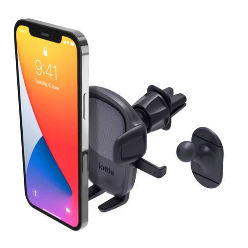 iOttie Easy One Touch 5 Air Vent & Flush Mount Combo - Universal Car Mount Phone Holder for iPhone, Google, Samsung, Moto, Huawei, Nokia, LG, and all other Smartphones