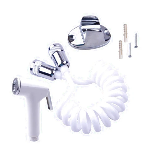 Eastar|ciciTree eastar Toilet Shattaf Adapter Spray Hand Held Bidet Shower Head Wall Bracket PVC Hose Kit