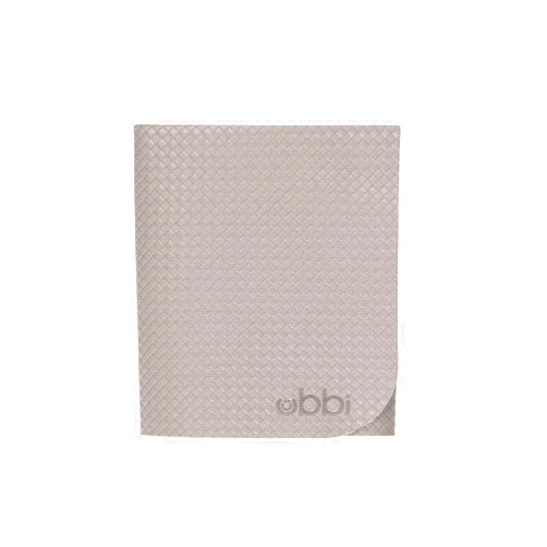 Ubbi On-The-Go Diaper Changing Baby Mat, Soft and Comfortable Diaper Bag Accessory Must Have for Newborns, Easy to Clean, Portable Folding Pad, Baby Traveling Accessories, Taupe