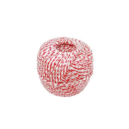 Regency Wraps Baker's Twine Ball, 800 ft. Colorful String, Cord for Tying Pastry Boxes, Wrapping Baked Goods, Gifts and DIY Crafts, Pack of 1, Red/White