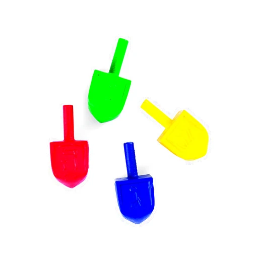 Fun Express 4-Color Dreidel Shaped Crayons (24 pack) Hanukkah Supplies