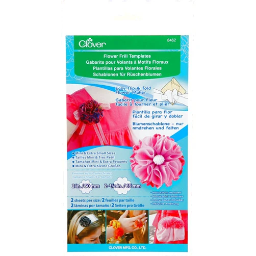 Clover 8462 Flower Frill Templates Extra Small and Mini Sizes