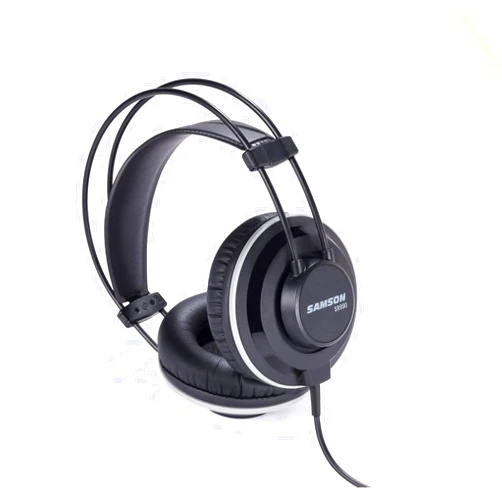 Samson SR990 Studio Headphones, Full Size,Black