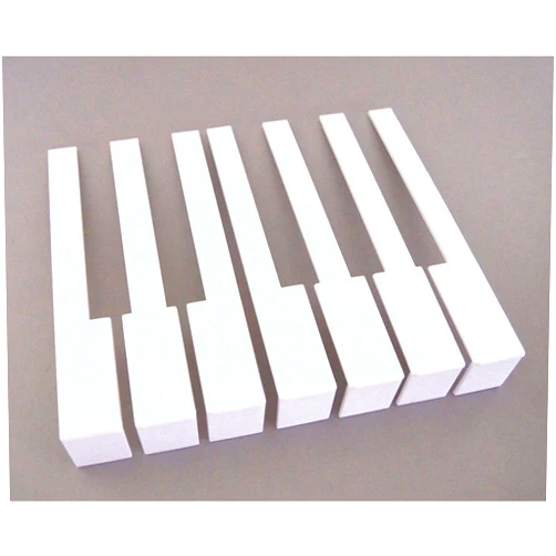 Bangdan piano ok German White Piano Keytops, Full Set of Piano Keytops with Fronts for Replacement