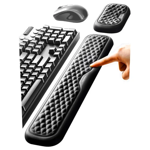 Vaydeer Wrist Rest for Keyboard and Mouse, Computer Ergonomic Wrist Support Pad, Soft Memory Foam Arm Cushion for Desk, Palm Hand Office Laptop Typing