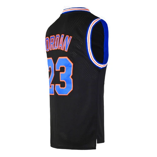 SPPOTY Men's Basketball Jersey #1#10#! 1/3 Bugs Lola Taz Tweety Space Movie Jersey Shirts White/Black S-XXL