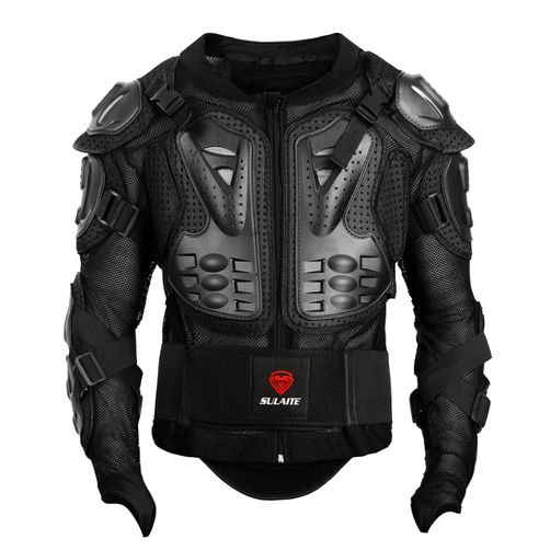 Gute Motorcycle Protective Jacket with Full Body Armor, Motocross Protective Jacket Armour, Sport Motocross MTB Racing & Off-Road Chest Protection Dirt Bike Gear for Men (3XL)
