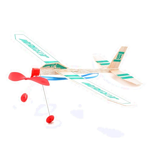 KYGON Guillows Balsa Wood Gliders - Jetstream | Propeller and Rubber Band-Powered Wooden Airplane Toy | Balsa Wood Glider Assembly Kits | Safely Bubble-Wrapped, only from KYGON (2)