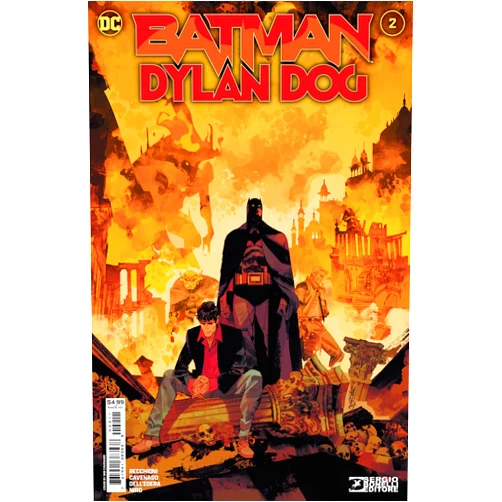 Roberto Recchioni BATMAN DYLAN DOG #2 (OF 3) CVR A GIGI CAVENAGO & WERTHER DELL EDERA