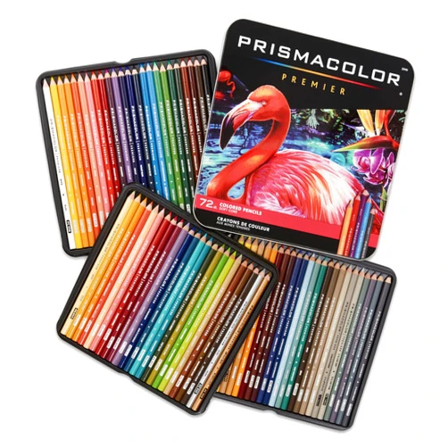 Prismacolor Premier Colored Pencils, Soft Core, Assorted Colors, 72 Count - Durable, Vibrant, Ultra-Smooth, Adult Coloring, Drawing, Sketching, Arts & Crafts