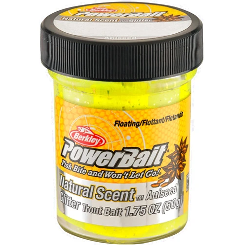 Berkley PowerBait Natural Glitter Trout Fishing Dough Bait