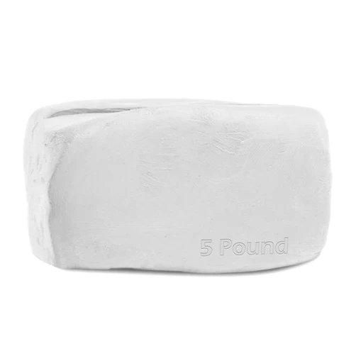 ReArt Stone Low Fire Pottery Clay (Cones 04-3) Art Modeling Clay for Wheel Throwing and Hand Building, Pottery Clay for Sculpting, Beginners, and Advanced (Low Fire -5LBS)