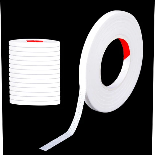 Trinkrittey 15 Rolls Lash Tape Eyelash Extension Tape Micropore Breathable Eyelash Tape Adhesive Eyelash Tape Lash Tape for Eyelash Extensions to Secure Eye Patches and Lift Eyelid(0.16in)