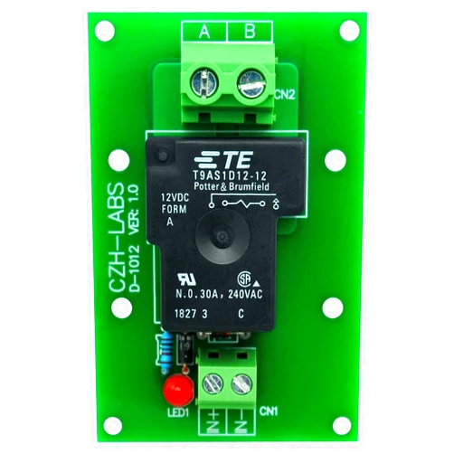 Electronics-Salon CZH-Labs 12V Passive SPST-NO 30Amp Power Relay Module Board.