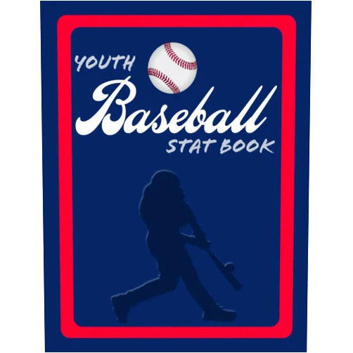 SuperStat Publishing Youth Baseball Stat Book: My Baseball Skill Development Personal Stats Tracker | Record 4 Seasons of Baseball Single Player Stats (225 Games)