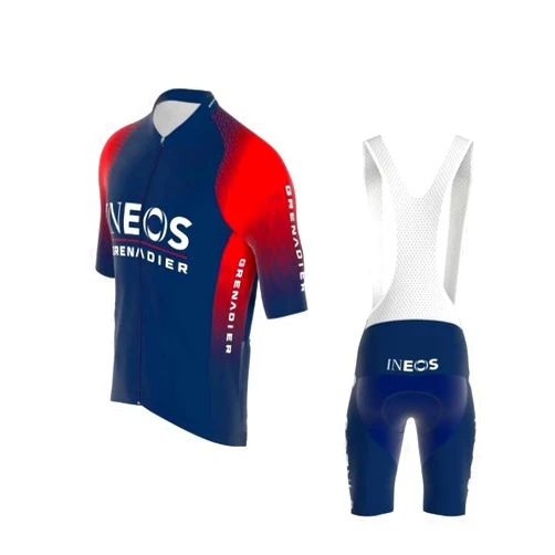 SGCIKER Men World Tour Team Cycling Jersey Set,Summer cycle Shirt MTB Bike Clothing Bib Short Kits 9D Gel Pad