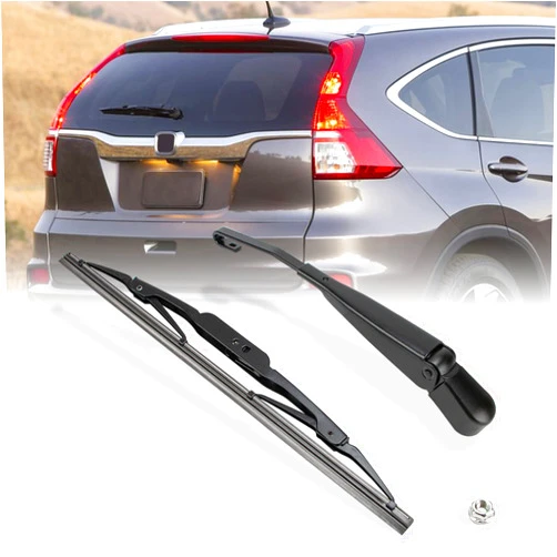 Shopauto Rear Windshield Wiper Arm Blade Assembly Kit Compatible with 2012-2016 Honda CR-V CRV Rear Window Wiper, Replacement 76720T0A003, 76730T0A003, 76721T0A003, 76720-T0A-003