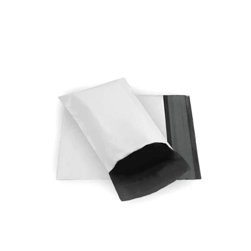 EcoSwift 100 EcoSwift 4 x 6 White Small Poly Mailer Size #00 Self Sealing Envelopes Plastic Shipping Mailing Bags 4x6 2.35 mil