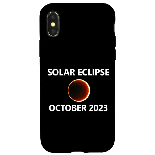 The Oregon Utah Nevada Creationz Co iPhone X/XS Annular Solar Eclipse October 14 2023 Texas New Mexico City Case
