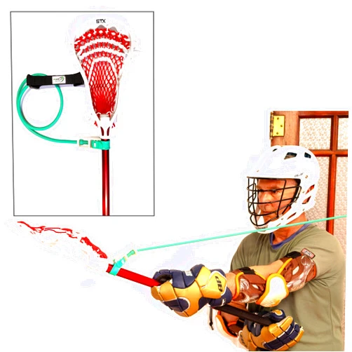 B-Lax Blast Lacrosse Resistance Band – Solo Training Aid for Shot Power, Core Strength & Accuracy – Lacrosse Training Equipment & Accessories for Boys, Girls, Youth & Adults