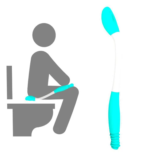 RMS Long Reach Comfort Wipe - Self Assist Toilet Aid, Ideal Daily Living Bathroom Aid for Limited Mobility
