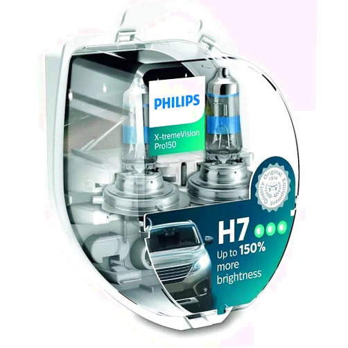 Philips X-tremeVision Pro150 Xtreme Vision Pro 150 Car Headlight Bulbs H7 (Twin)
