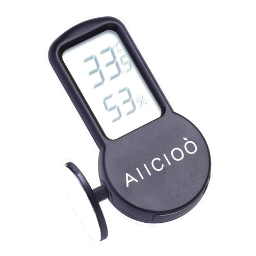 Aiicioo Reptile Thermometer and Humidity Gauge for Reptile Heat Pad- Digital Terrarium Thermometer Hygrometer for Reptile Tank Temperature Gauge for Turtle Tortoise Lizard Snake Frog Tank Accessories