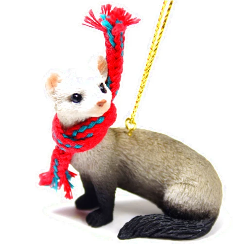 Conversation Concepts Ferret Tiny Miniature One Christmas Ornament - Delightful!