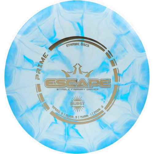 D·D DYNAMIC DISCS Dynamic Discs Prime Burst Escape Disc Golf Driver | Frisbee Golf Fairway Driver | Neutral Flying Golf Disc | Stamp Colors Will Vary