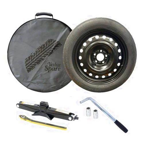 Value Spare Spare Tire To Fit 2017-2024 Tesla Model 3 Incl. Performance Models With Tire Changing Kit Plus Storage Case