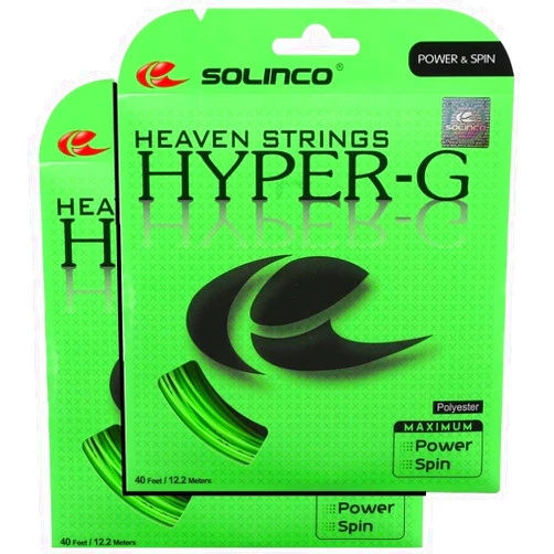 Solinco 2 Packs of Solinco Hyper-G 17 g 1.20 mm Tennis String