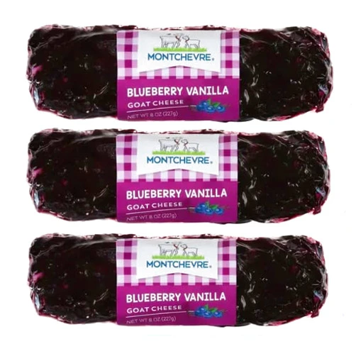 Generic Montchevre Blueberry Vanilla Goat Cheese 8 oz- Pack of 3