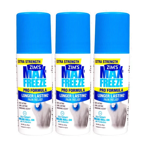Zim's Max-Freeze Pro Formula Roll-on, 3Count